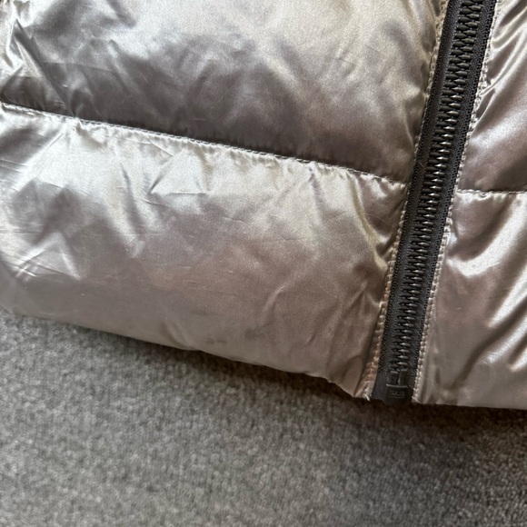 MICHAEL Michael Kors Metallic Down Puffer Jacket, Womens XL - Picture 7 of 10